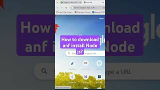 Download and install Node JS in Windows 1011  Install Node js shorts shorts infysky nodejs [upl. by Sherburne360]