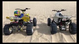 Suzuki LTR450 VS Yamaha YFZ 450  Suzuki LTR450 VS honda TRX 450 [upl. by Mad]