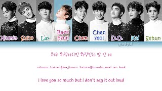 EXO  Sing For You Korean ver Color Coded HanRomEng Lyrics  by Yankat [upl. by Amolap874]