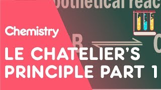 Le Chateliers Principle Part 1  Reactions  Chemistry  FuseSchool [upl. by Nalid]