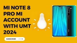 MI note 8 Pro mi account reset with umt in 2024 no need file no need auth file 100 [upl. by Adnovoj]