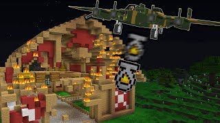 Farm OUTPOST Was DESTROYED  Minecraft WAR 27 [upl. by Ahsikrats]