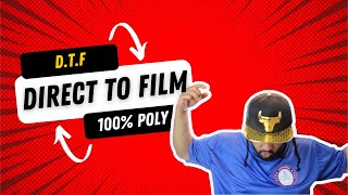 Can You Press Direct To Film DTF Transfers On Polyester Materials  DTF For The Win  Giveaway [upl. by Scammon]