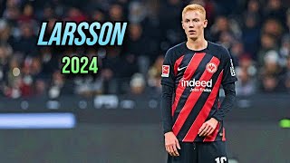 Hugo Larsson 2024 ⭐️ Skills Highlights ► EINTRACHT [upl. by Malcom724]