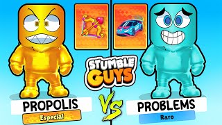 Batalha de Skins do Propolis vs Problems no Stumble Guys [upl. by Joseito]