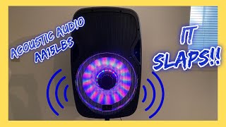 Crazy Loud Acoustic Audio AA15LBS Bluetooth Speaker [upl. by Atsyrc972]