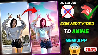 convert to anime video  normal video ko cartoon video kaise  how to convert normal video to anime [upl. by Iinden]