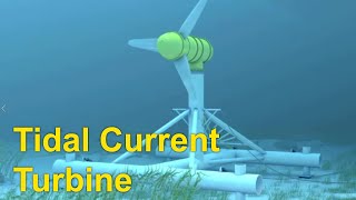 Ocean Energy  Tidal Current Turbine [upl. by Heinrick257]