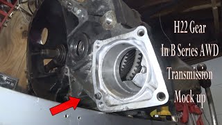 H22 Gear stacks In the B series AWD Case part 4 [upl. by Cissiee]