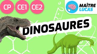 Les dinosaures  CP  CE1  CE2  Cycle 2  Questionner le monde  Sciences [upl. by Eylatan]