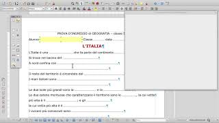 Libreoffice Writer come creare un pdf editabile [upl. by Jecoa]