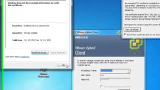 vSphere 51 Complete install and client  How to Install and Configure VMware ESXi 51 [upl. by Alburga]