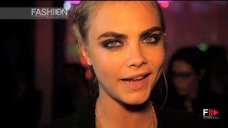 quotDKNY ART WORKSquot London feat Cara Delevingne amp Rita Ora June 2013 by Fashion Channel [upl. by Okir254]