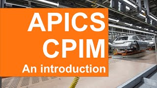 APICS CPIM Production and Inventory Management course [upl. by Maris153]