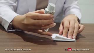 Asthma Inhalers How to use a Respimat [upl. by Anrahc]