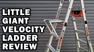 Little Giant VelocityLeveler 22 Multi Position Ladder with Leg Levelers Review [upl. by Angrist]