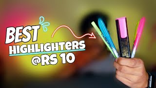 Best Highlighter For Students 😍  Highlighter Pens Under RS 20 🔥🔥highlighters [upl. by Laehcym136]