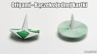 Origami  Bączek z jednej kartki [upl. by Ticon]