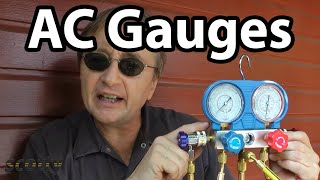 How to use AC Gauges in Your Car AC Problems [upl. by Romeo864]