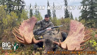 Maine Moose Guides Kill 72quot Alaskan Bull on a DIY Hunt 2023  Big Woods Bucks [upl. by Annah969]