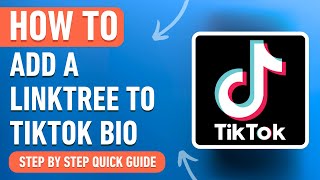 How to add Linktree to TikTok Bio 2024 Easy Tutorial [upl. by Rhys]