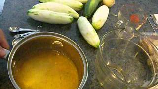 Home made Refrigerator Pickle Recipe 1 Sweet Pickles [upl. by Janiuszck]