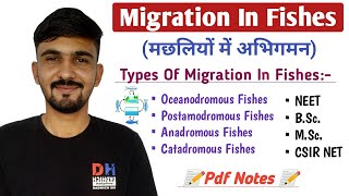 Migration In Fishes  Migration In Pisces  Types Of Migration  By Dadhich Sir [upl. by Sissy702]