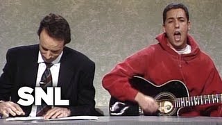 Weekend Update Adam Sandler On Valentines Day  SNL [upl. by Ydnih]