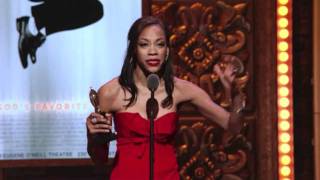 Tony Awards 2011 Acceptance Speech Nikki M James  The Book of Mormon [upl. by Stanislaw]