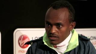 Tsegaye Kebede dreams of winning the London Marathon again [upl. by Hentrich]