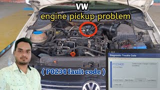 VW Polo pickup issue  p0234 fault code turbo supercharger overboost condition [upl. by Nashner921]