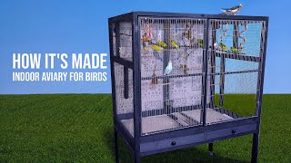 How to Build Indoor Aviary for Budgies [upl. by Weiman937]