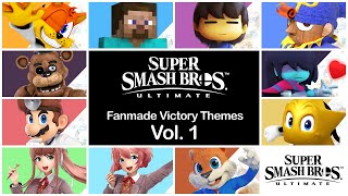 Fanmade Victory Themes Vol 1  Super Smash Bros Ultimate [upl. by Zetneuq731]