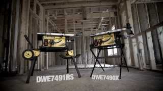 Workshop Capacity Jobsite Power  Dewalt New Jobsite Table Saws [upl. by Bird]