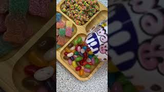 ASMR  Oddly satisfying Filling platter with sweets relaxing cr  elladiamond [upl. by Aikehs]