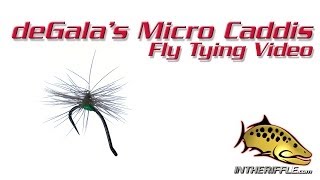 deGalas Micro Caddis Fly Tying Video Instructions [upl. by Kerman254]