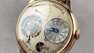 FP Journe Tourbillon Remontoir Series III 38mm Brass Movement FP Journe Watch Review [upl. by Brew]