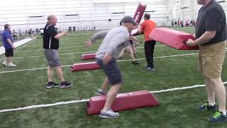 Youth Football Tackling Drills  Green Bay Packers coaching clinic [upl. by Desberg584]