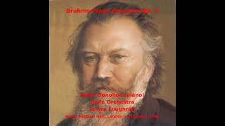 Brahms Piano Concerto No 2 Donohoe  Hallé Orchestra  James Loughan Royal Festival Hall 1982 [upl. by Phippen]