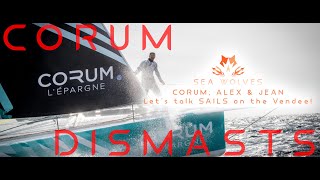 Sea Wolves  Vendee Globe 2020 report  Corum DISMASTS Alex amp Jean lead Lets talk SAIL basics [upl. by Herve171]