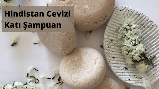 HINDISTAN CEVİZİ KATI ŞAMPUAN Katı şampuan nasıl yapılır [upl. by Ainyt]