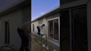 Çalışmaya devam 26Gün Dekoratif sıva ⚒️🔨🪚💪👍🤝🤘👈 [upl. by Enaxor]