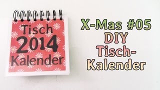 XMas 05 DIY Tischkalender 2014  Geschenk Tipp [upl. by Corwin]