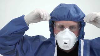 How to doff your 3M Protective Coverall [upl. by Ramedlaw]