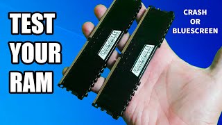 How to TEST YOUR RAM with memtest86  Step By Step Tutorial  BSOD and Crashing [upl. by Trueblood450]