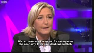 Marine Le Pen on Muslims and Nigel Farage [upl. by Halehs683]