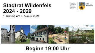 Stadt Wildenfels  Stadtratssitzung 06082024 [upl. by Aizirk]