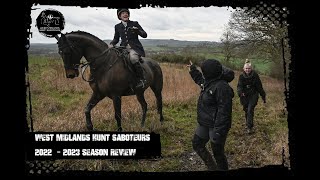 West Midlands Hunt Saboteurs 2022  2023 season review [upl. by Leilah]