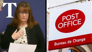 Post Office scandal IT officer breaks down during inquiry [upl. by Seditsira]