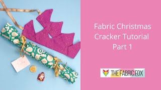 Fabric Christmas Cracker Tutorial [upl. by Morice]